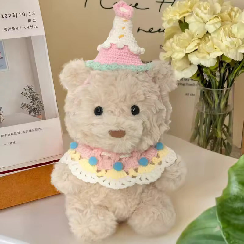 20cm Furry Plush Teddy Bear for Kids