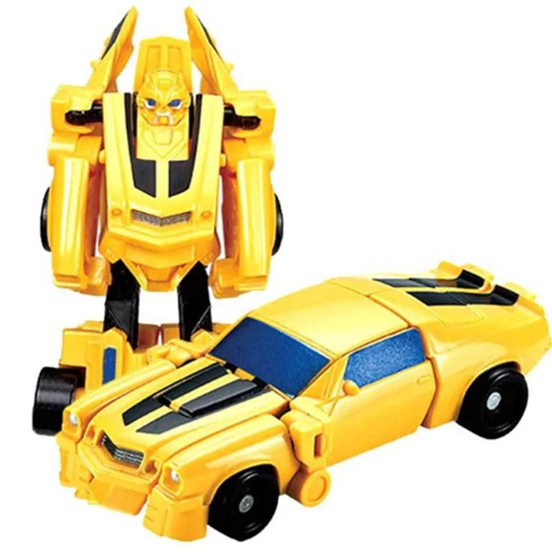 Mini Transformation Robot Car Toy – Anime Deformation Helicopter Figure for Kids