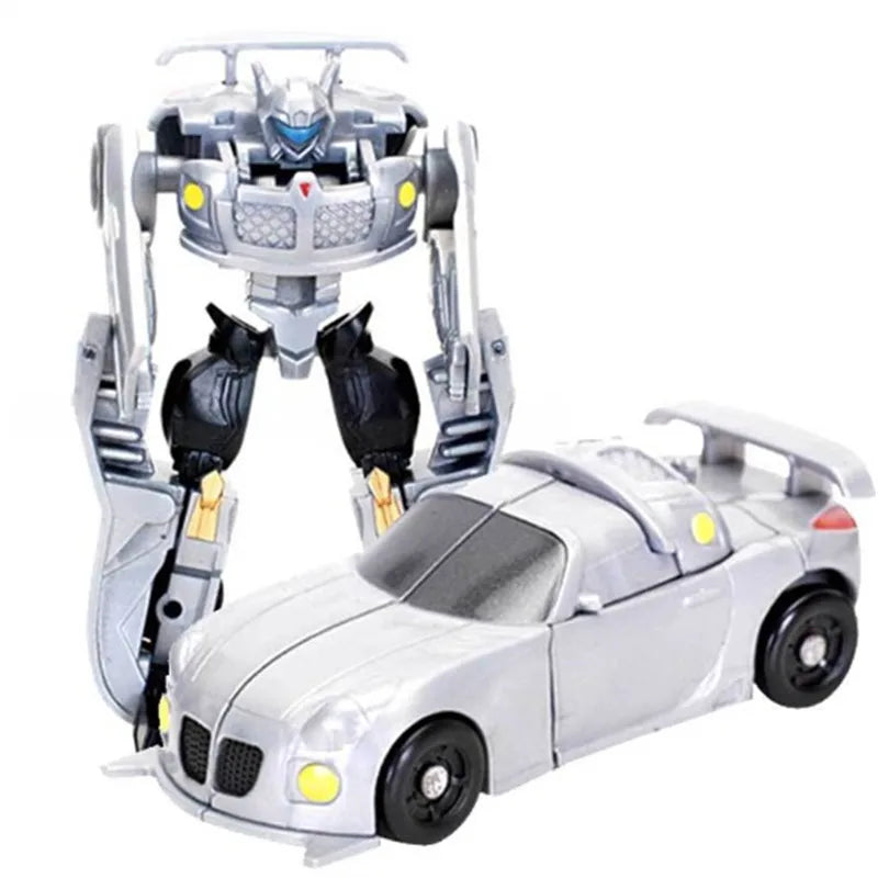 Mini Transformation Robot Car Toy – Anime Deformation Helicopter Figure for Kids