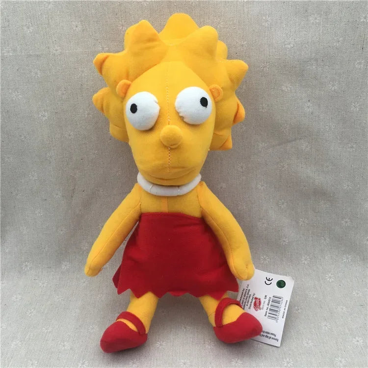 The Simpsons Family Plush Toys – Bart, Homer, Marge, Lisa & Maggie Stuffed Dolls