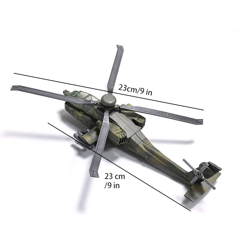 DIY Military Building Blocks – AH-64 / F14 / SU57 / F22 Fighter & Truck Model Kit