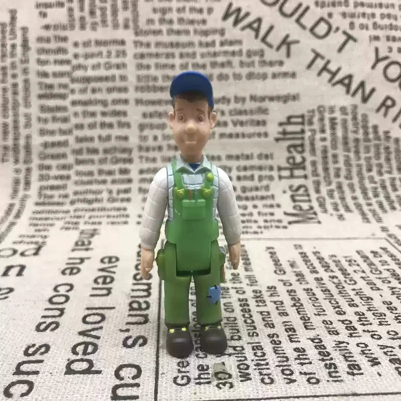 Fireman Sam Action Figure – 6cm Poseable PVC Cartoon Character Toy for Kids
