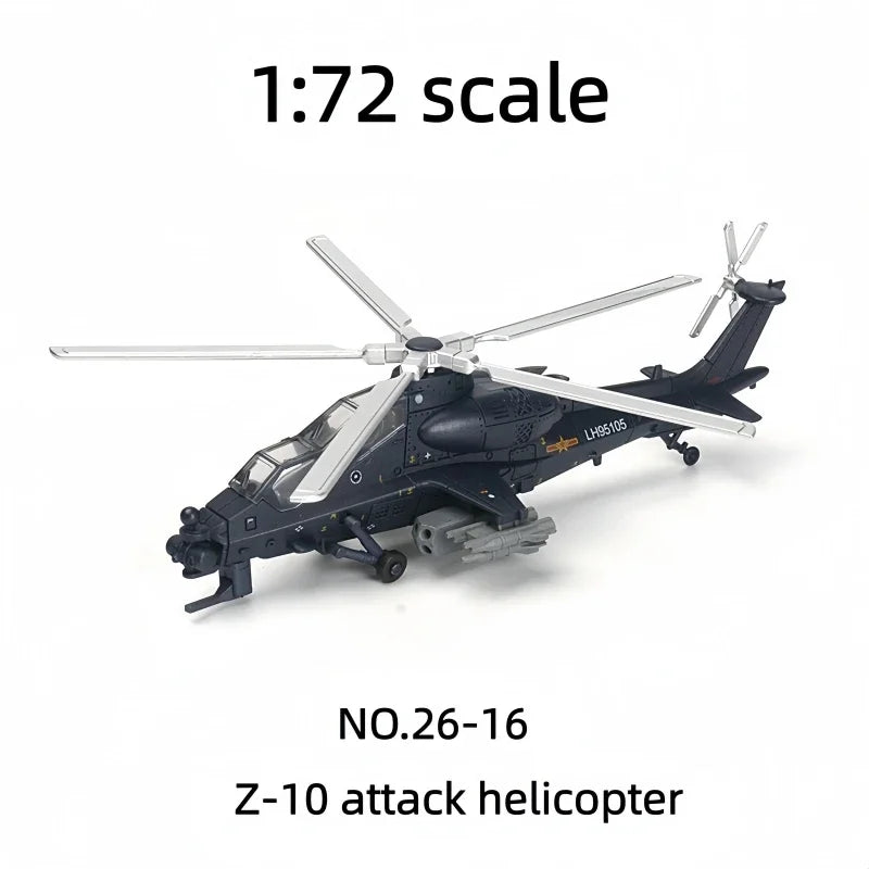 1/72 Military Helicopter Building Blocks – AH-64 / EC-665 / Z-10 DIY Model Kit