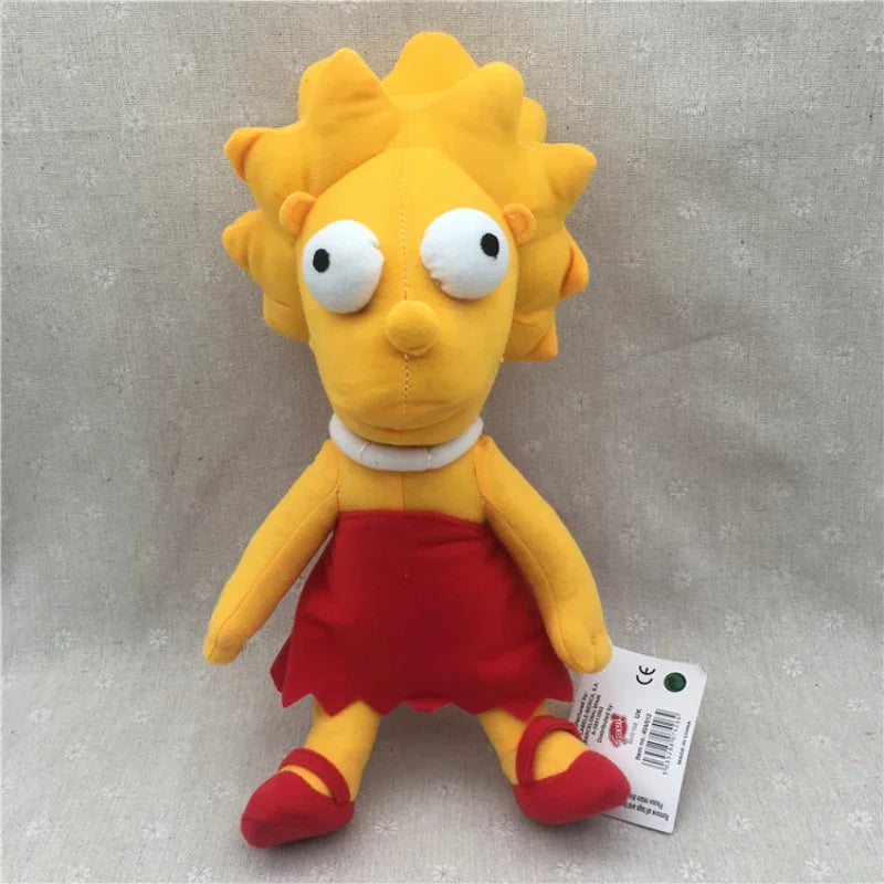 The Simpsons Family Plush Toys – Bart, Homer, Marge, Lisa & Maggie Stuffed Dolls