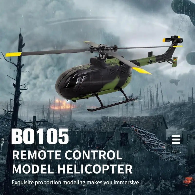 C170 AH-64D Remote Control Helicopter – 1/48 Scale Brushless Motor for Adults
