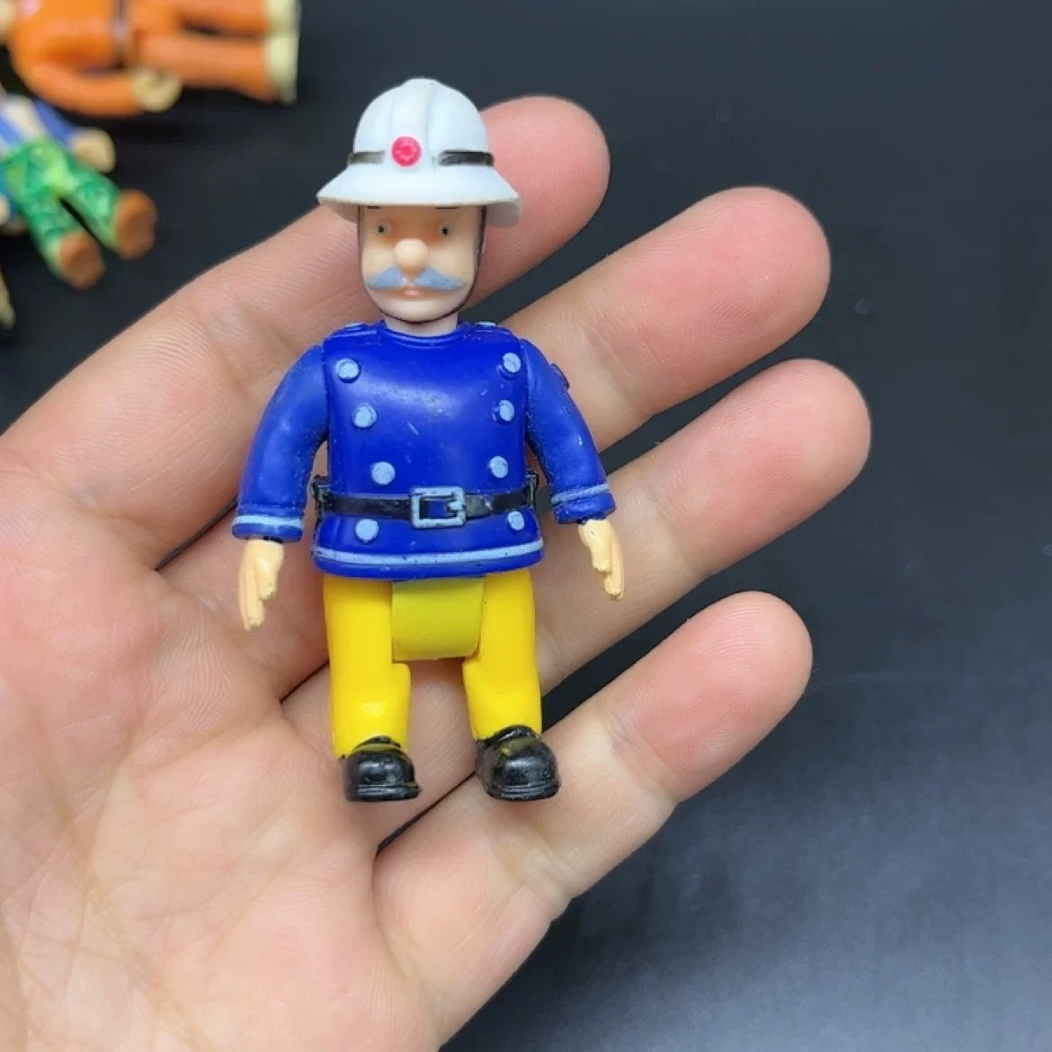 Fireman Sam Action Figure – 6cm Poseable PVC Cartoon Character Toy for Kids