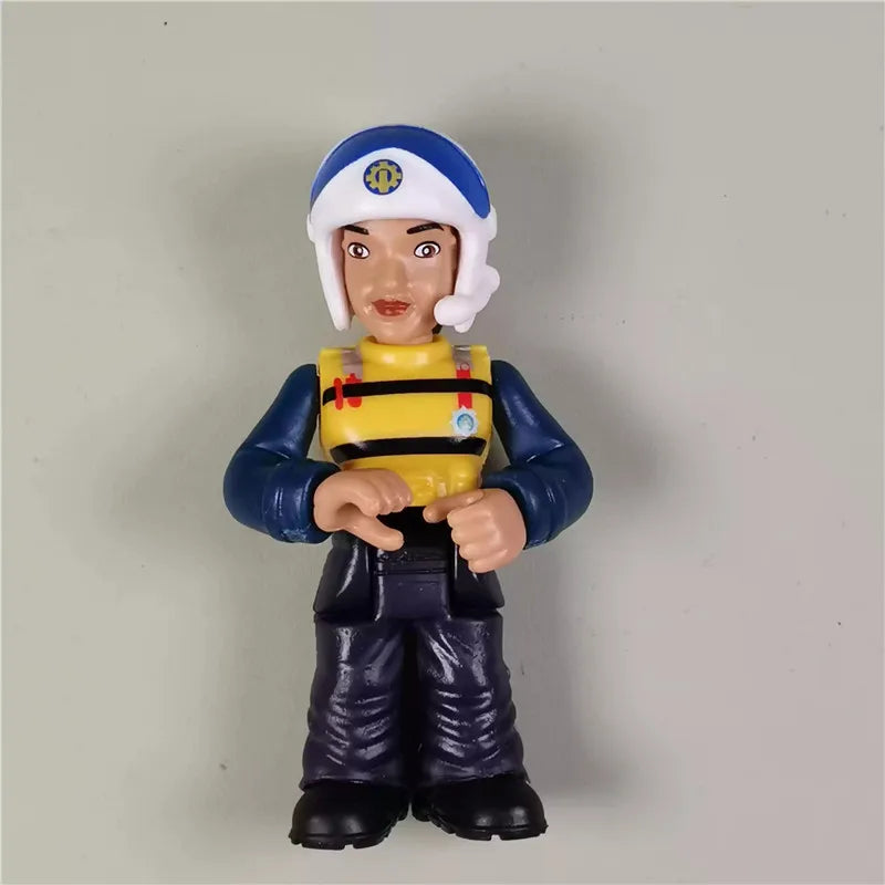 Fireman Sam Action Figure – 6cm Poseable PVC Cartoon Character Toy for Kids