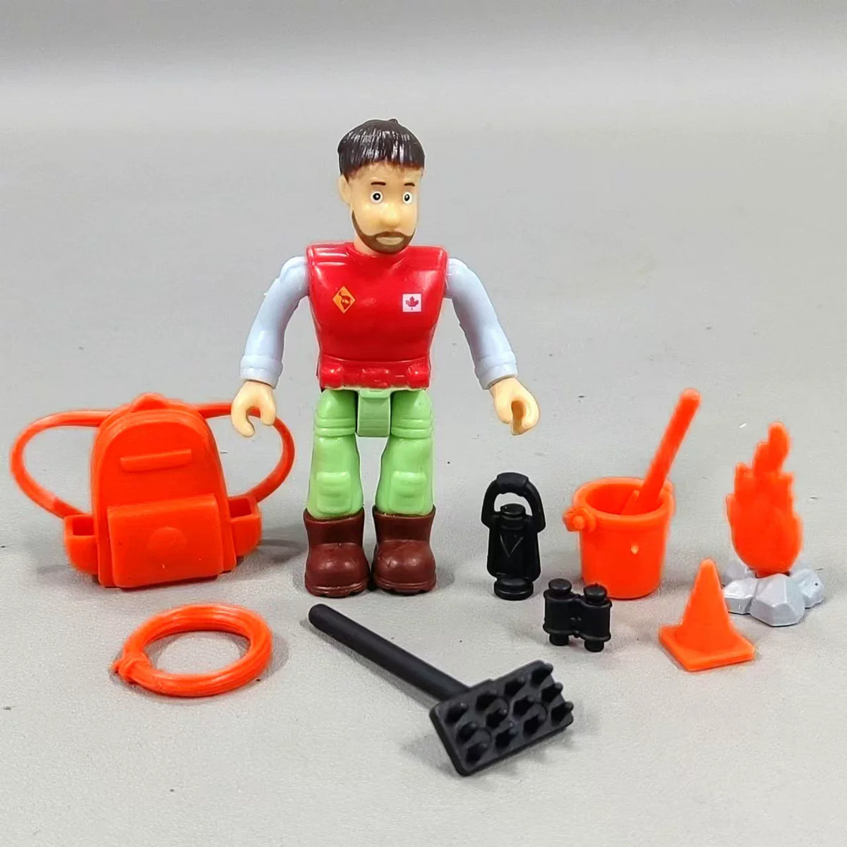 Fireman Sam Action Figure – 6cm Poseable PVC Cartoon Character Toy for Kids