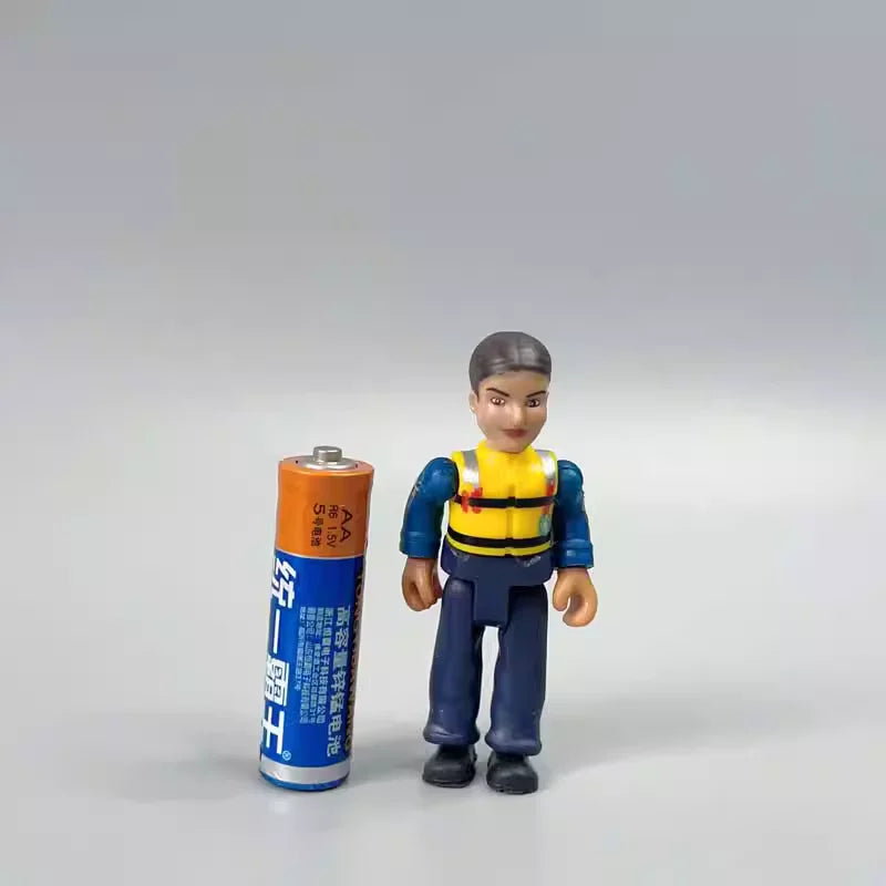 Fireman Sam Action Figure – 6cm Poseable PVC Cartoon Character Toy for Kids
