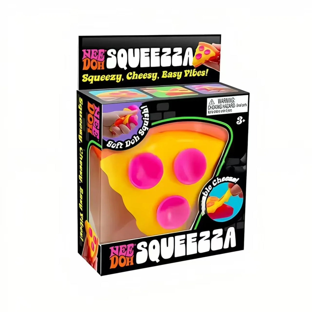 NeeDoh Nice Cube Stress Relief Sensory Toy – Soft Squeeze Fidget Cube