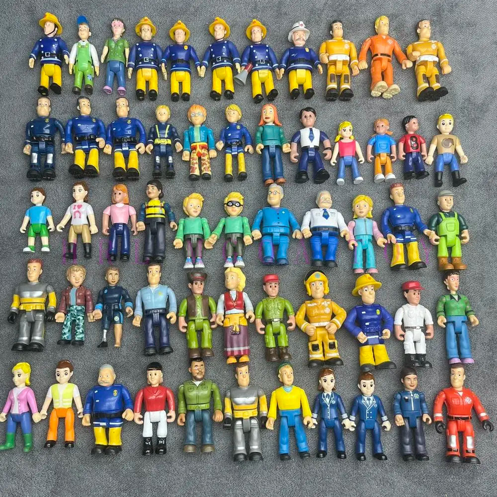Firefighter Sam Little Fire Brigade PVC Figure – Multi-Style Cartoon Character Model