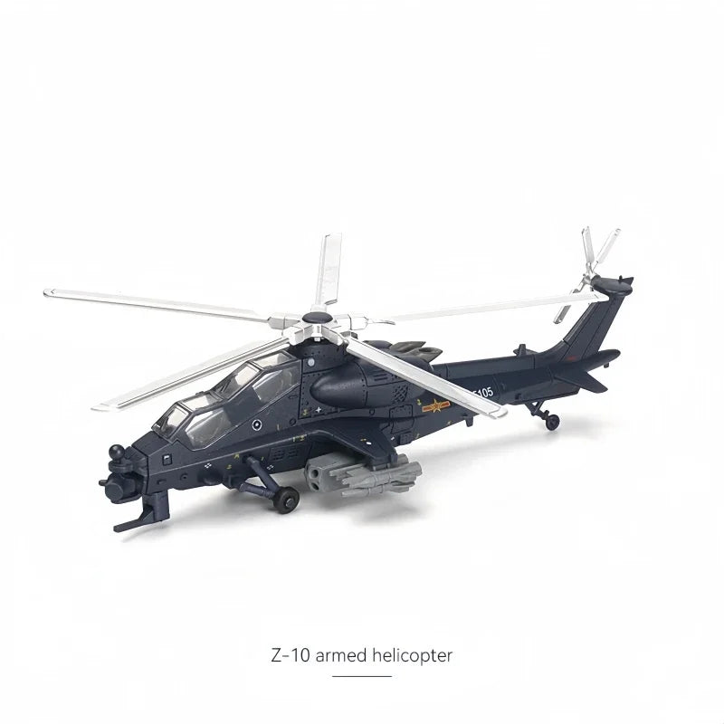 1/72 Military Helicopter Building Blocks – AH-64 / EC-665 / Z-10 DIY Model Kit