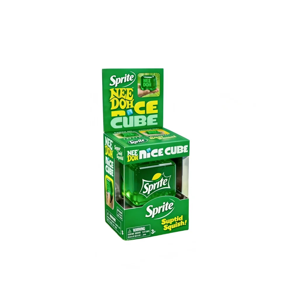NeeDoh Nice Cube Stress Relief Sensory Toy – Soft Squeeze Fidget Cube