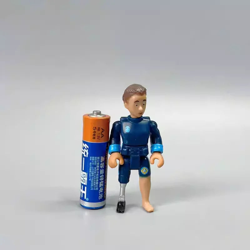 Fireman Sam Action Figure – 6cm Poseable PVC Cartoon Character Toy for Kids